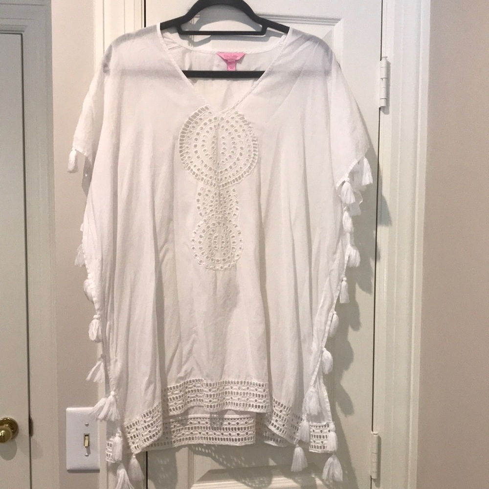 Lilly Pulitzer Tassel Coverup